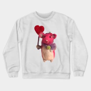 Valentine mouse Crewneck Sweatshirt